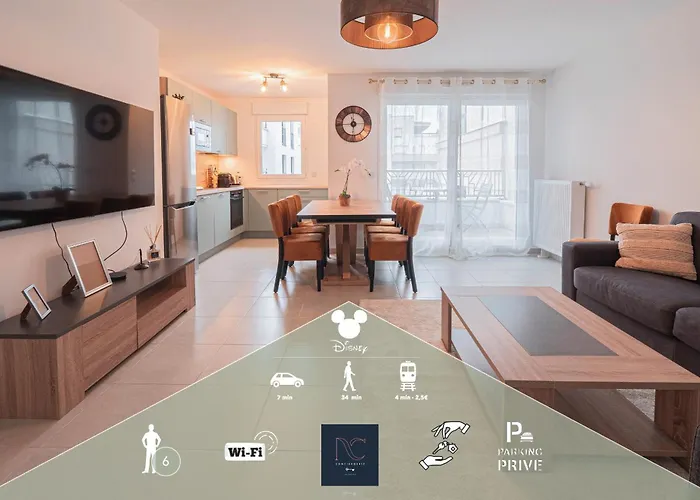 *Disneyland-Paris* 6 Pers, Wifi, Parking